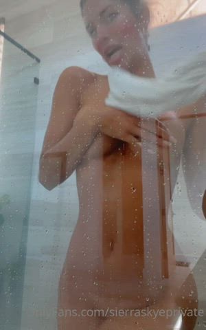 boobs naked onlyfans shower sierra skye topless gif