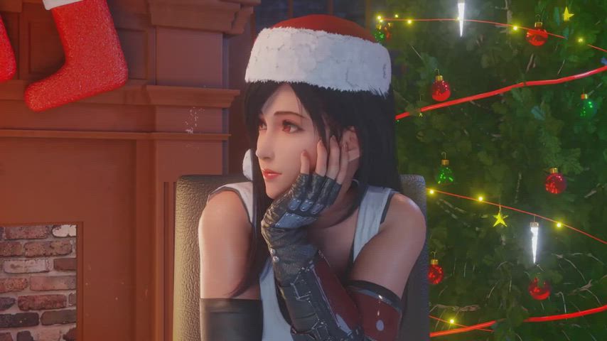 3d animation tifa lockhart gif