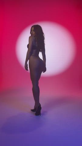 asian brazilian celebrity high heels lingerie sensual gif