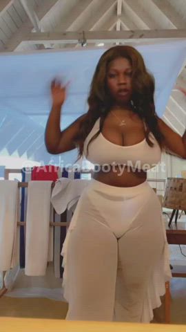 Big Ass Big Tits Ghana Nigerian Sex Solo TikTok Twerking gif