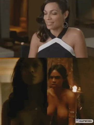 Rosario Dawson Big Tits Ass gif