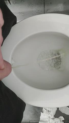 piss pissing toilet gif