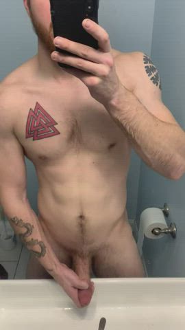 big dick solo tattoo tattedphysique gif