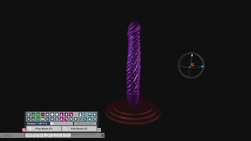 3D Dildo Toy gif