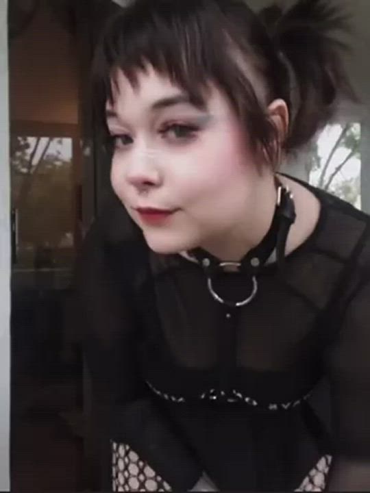 Ass Choker Emo Public Skirt Smile Tattoo Thick gif