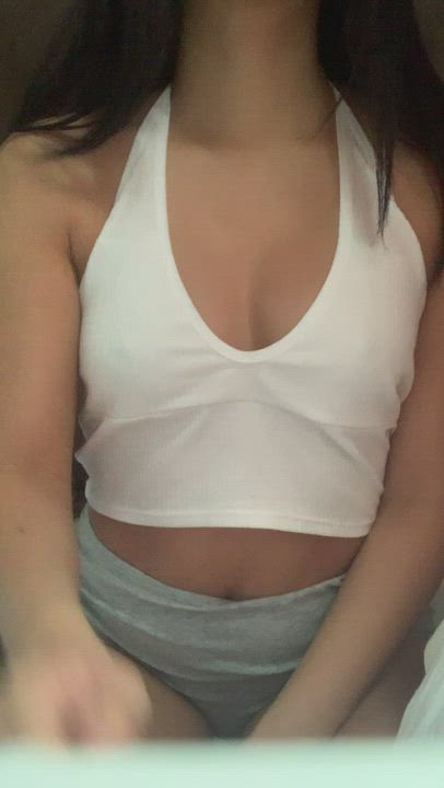 Can’t do a proper titty drop because my tits are too perky (f)