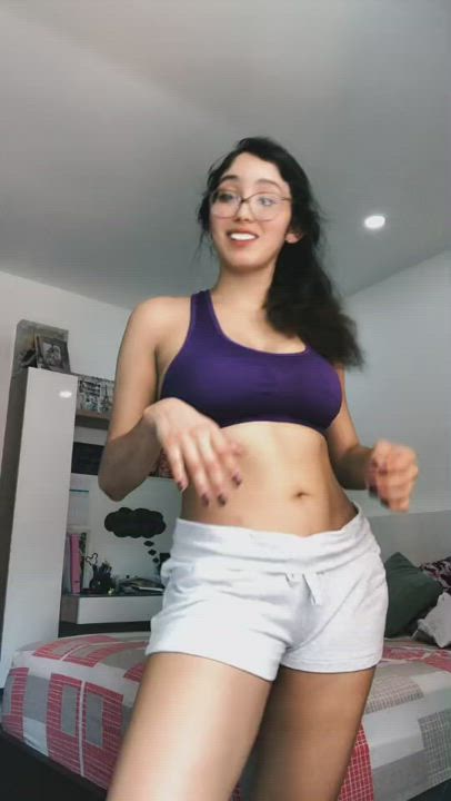 Dancing Glasses Latina gif