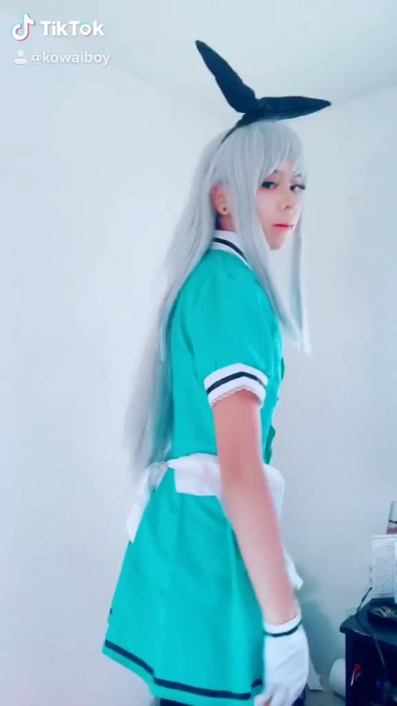 Anime Cosplay Femboy gif