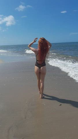 could I be your sex slave on this beach?