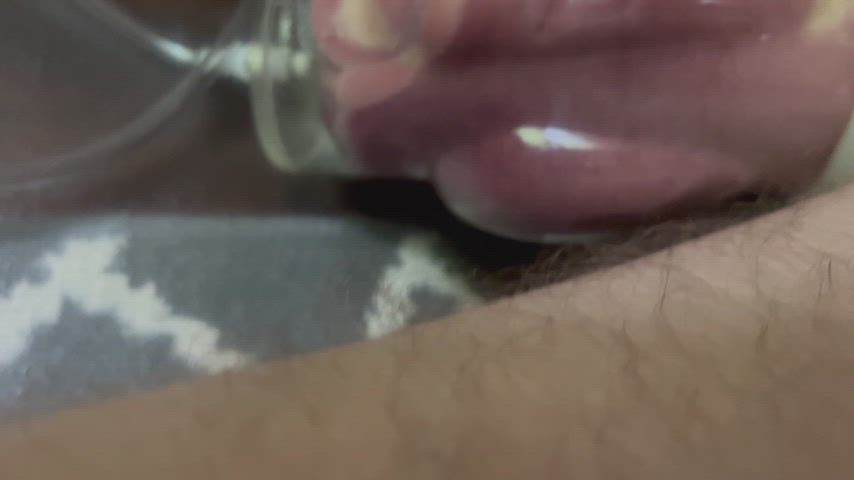 amateur male masturbation penis pump gif