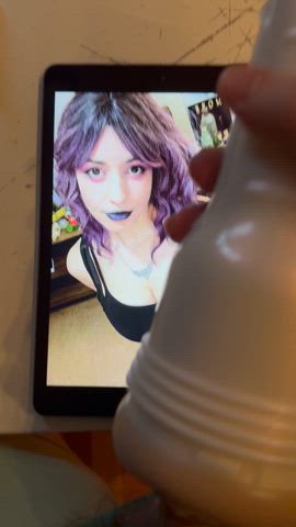 cum cumshot fleshlight tiktok tribute gif