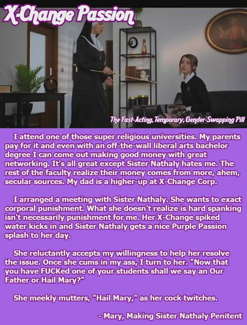 Mary, Making Sister Nathaly Penitent