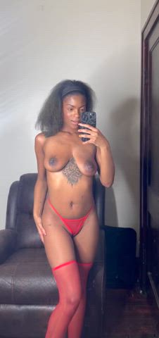19 years old amateur boobs ebony lingerie natural tits onlyfans solo tattoo gif