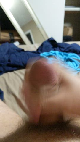 Cumshot Daddy Jerk Off gif