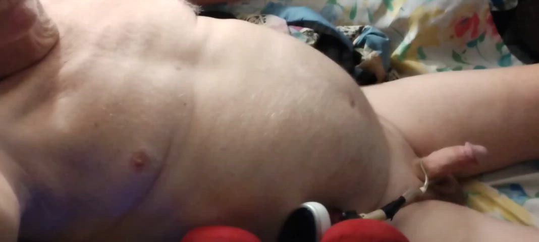 Male Masturbation Vibrator Toys Porn GIF by pkinkster