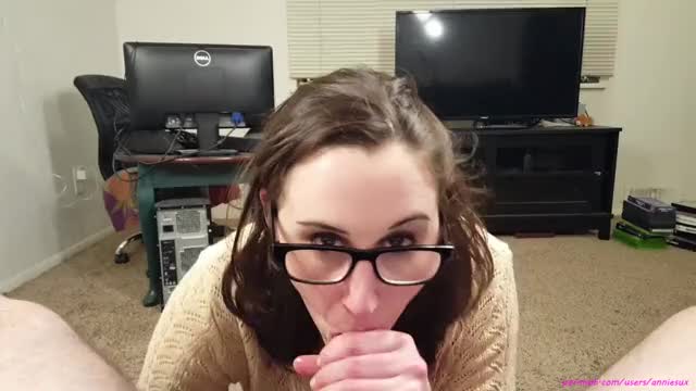 Oral creampie swallow intense blowjob