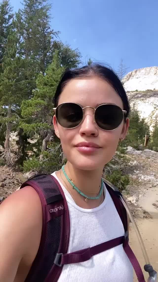 lucy hale hiking