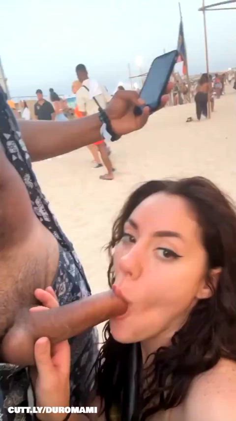 BJ on the beach