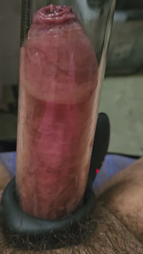 Fat uncut cock milking 1/4