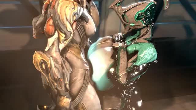 (Nyx)(Ember)(Saryn)Warframe Threeway Nipple-fuck