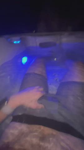 Fun in the hot tub