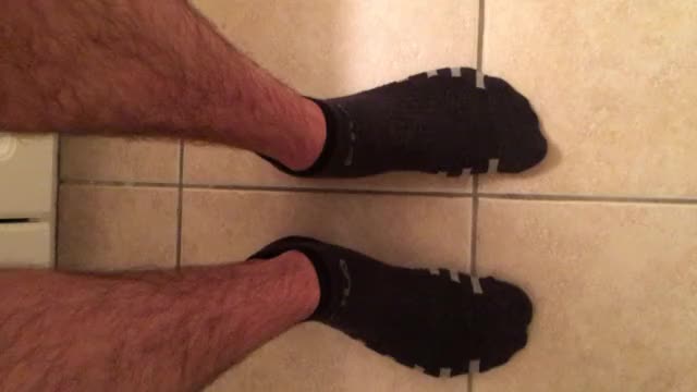 Taking socks off at the end of the day