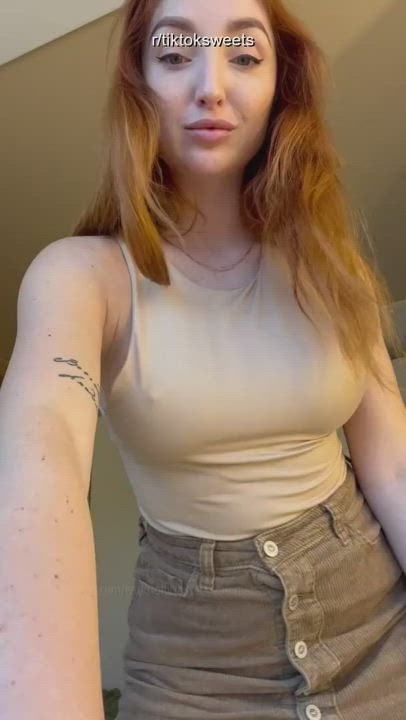 redhead cutie with big tits