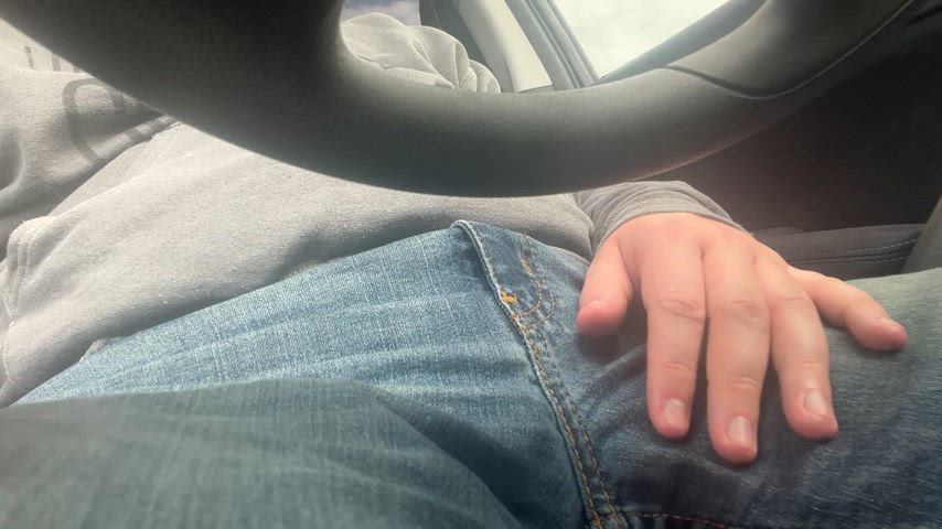 Jerking in the parking lot 🥵