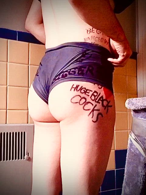 bbc big ass booty lingerie pawg sissy twerking gif