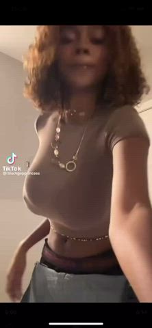 big tits boobs ebony gif