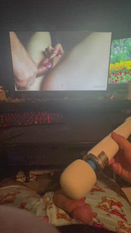 POV Solo Vibrator gif