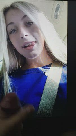 First public Cum Tribute! Blonde Cutie &lt;3