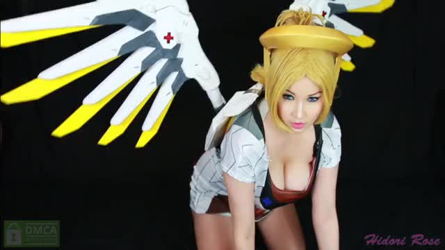 Hidori - Mercy from Overwatch secret animations - ManyVids