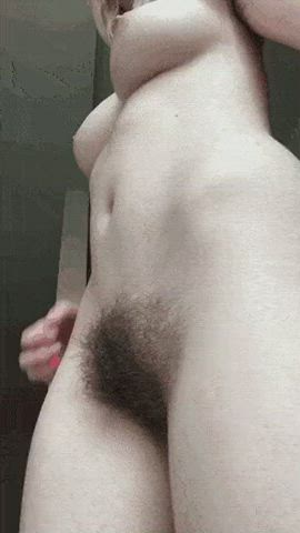 hairy hairy pussy natural tits pussy gif