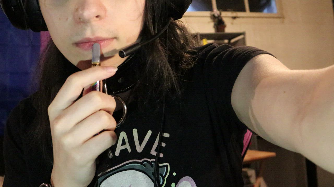 smoking solo trans gif