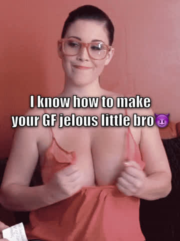 big tits caption sister taboo gif