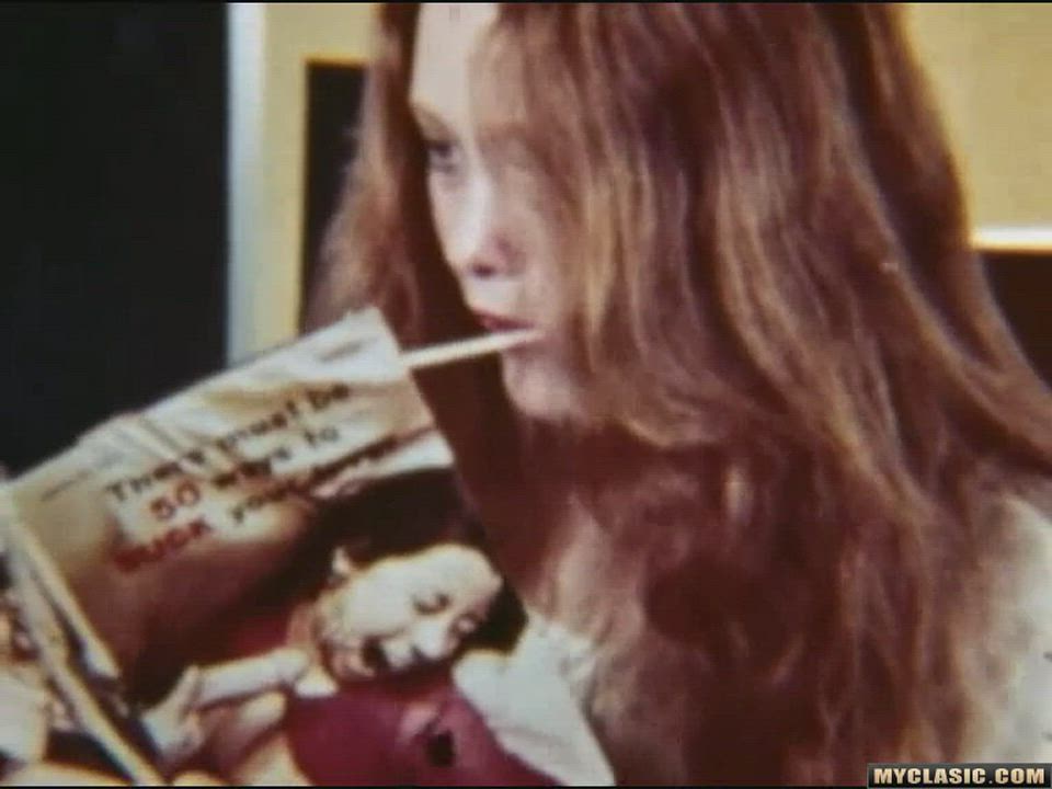 Blowjob Redhead Vintage gif