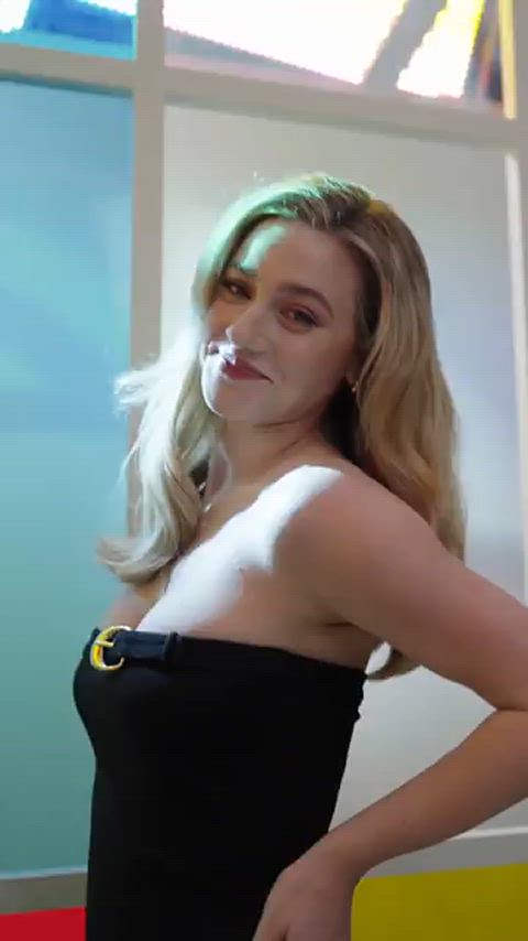 celebrity dress lili reinhart gif