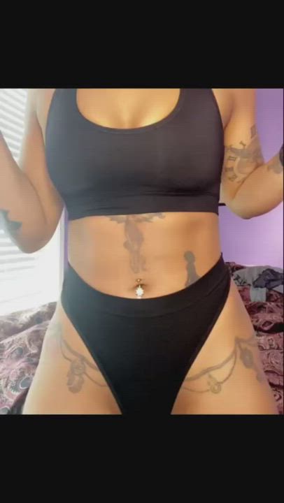 Ebony Fitness Thick gif