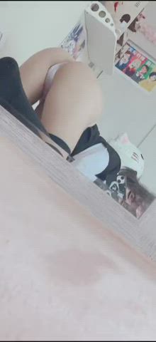 Sissy Solo Squirting gif