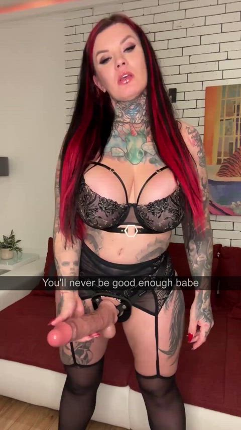 big tits cuckold sph tattoo gif