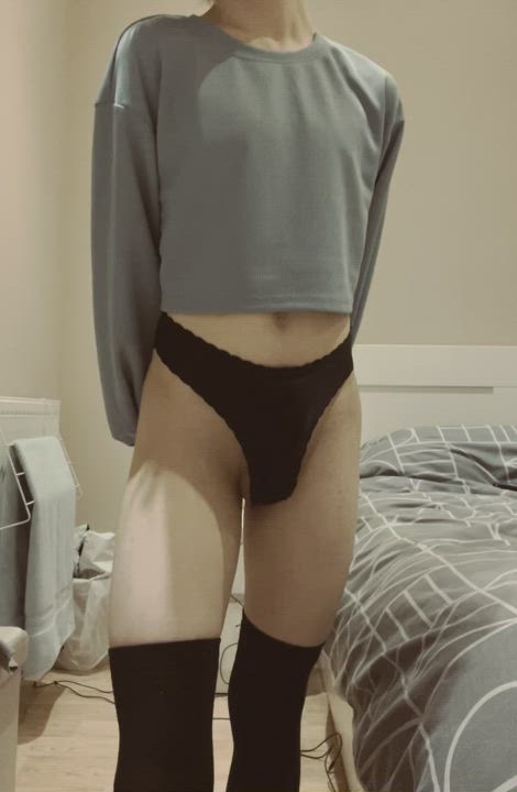 Got some tiny new panties, what do you think??