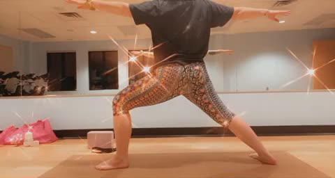 Yoga teacher ass