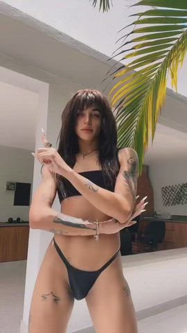 Dancing Muscular Girl Sex gif