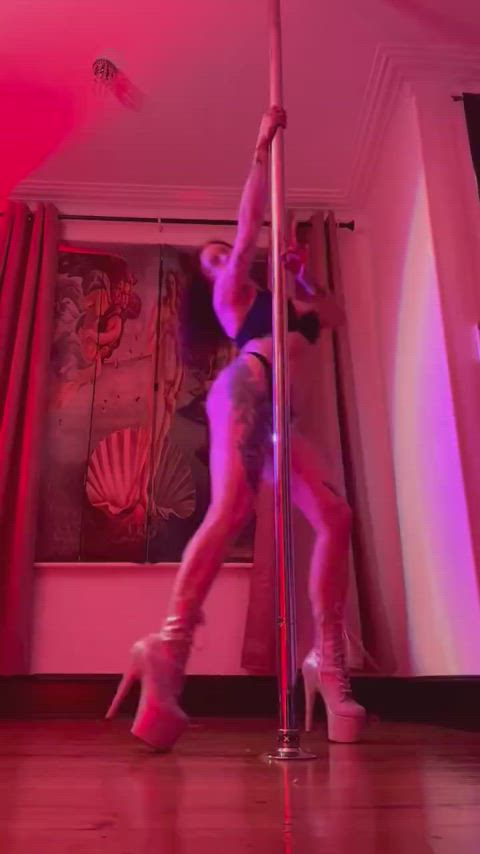 Pole dancing is one of my favourite hobbies! Do you like watching me dance? 💕