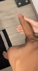 BBC Big Dick Erection Slapping gif