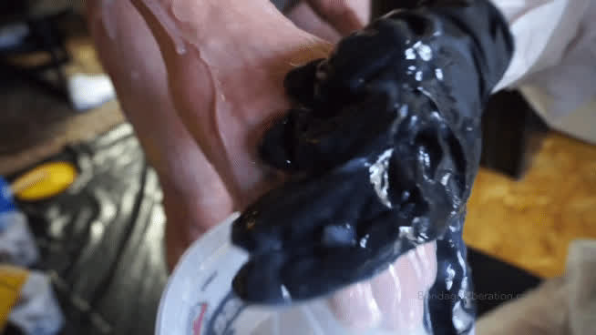 bondage fetish messy silicone wet and messy gif