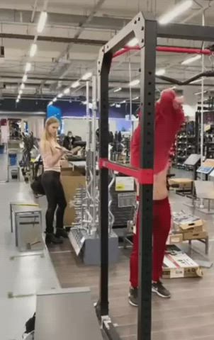 Fitness Gym Seduction Spy Spy Cam Voyeur r/NSFWFunny gif