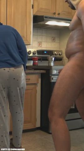 amateur arab family fetish forced jerk off kitchen mom standing doggy gif