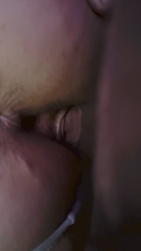 close up doggystyle teasing thick cock tightlipsbigdick gif